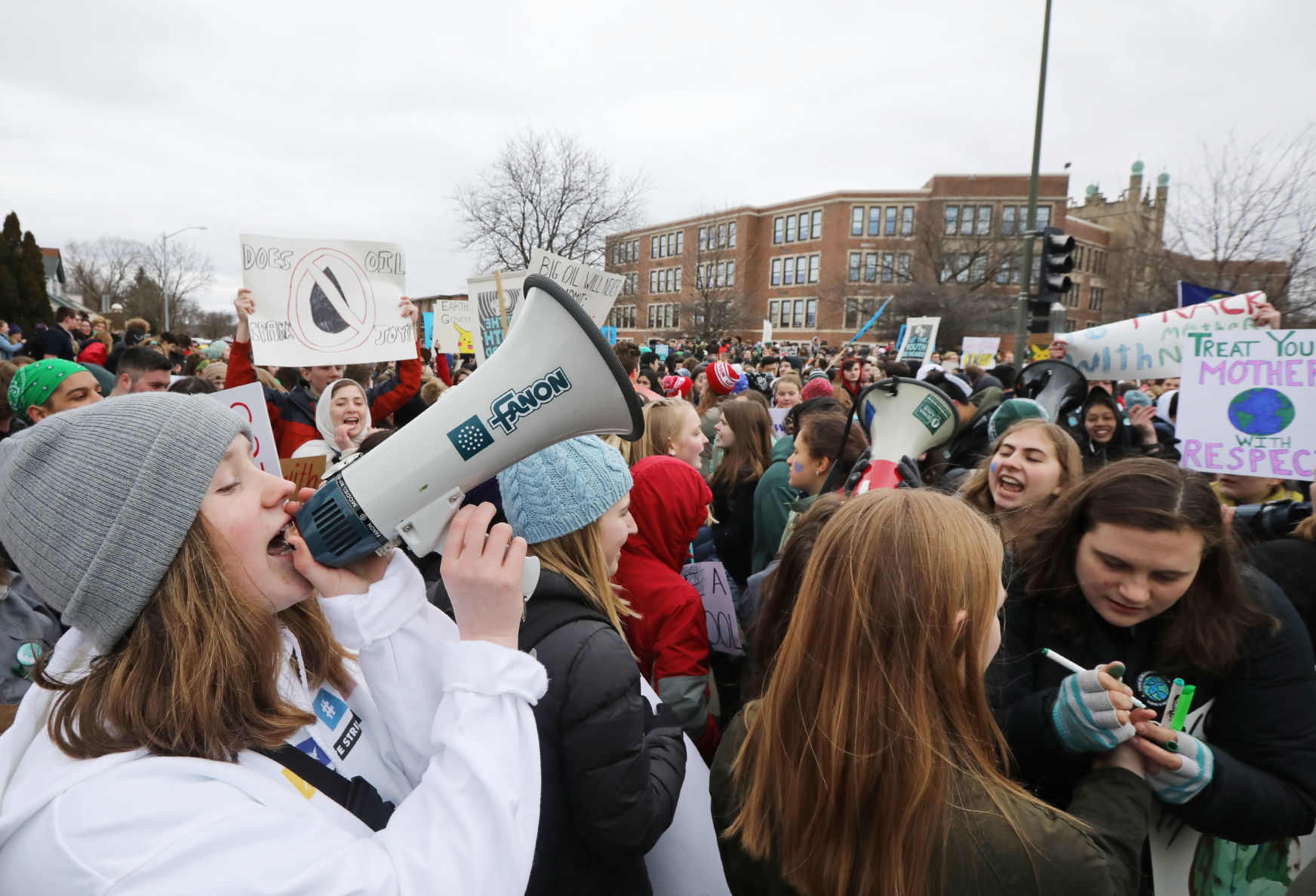 Students march for action on climate change